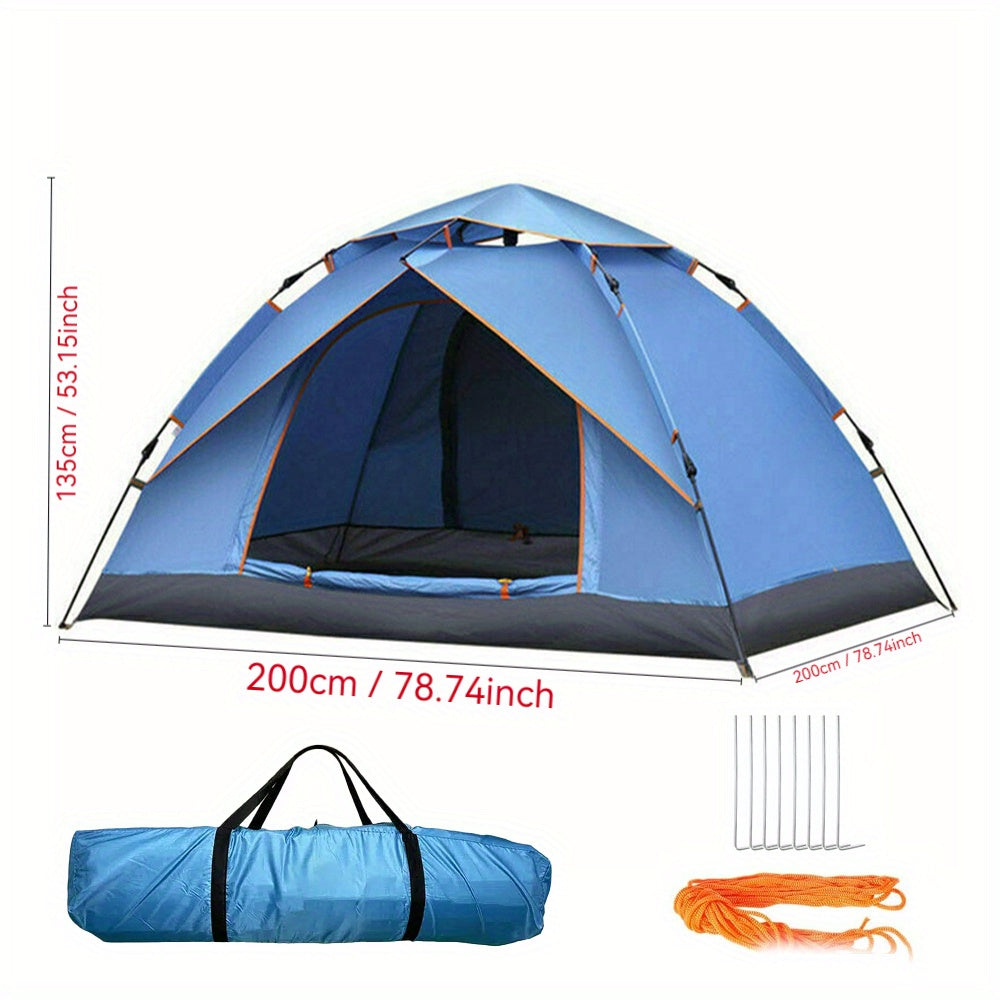 Kuppelzelt Automatische Campingzelte 3-4 Personen Baldachin