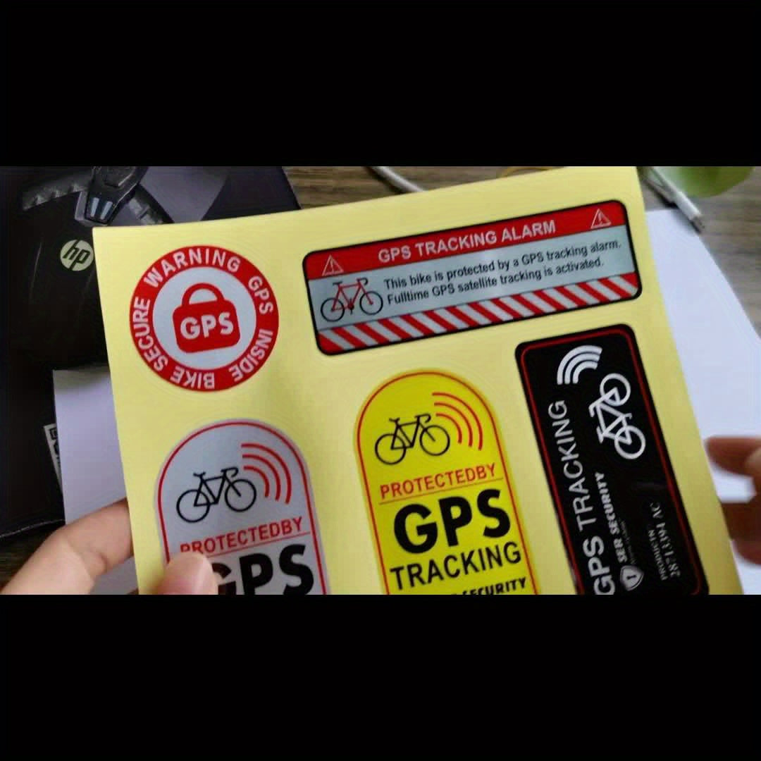 GPS-Tracking-Sicherheitsaufkleber für Fahrräder und Roller