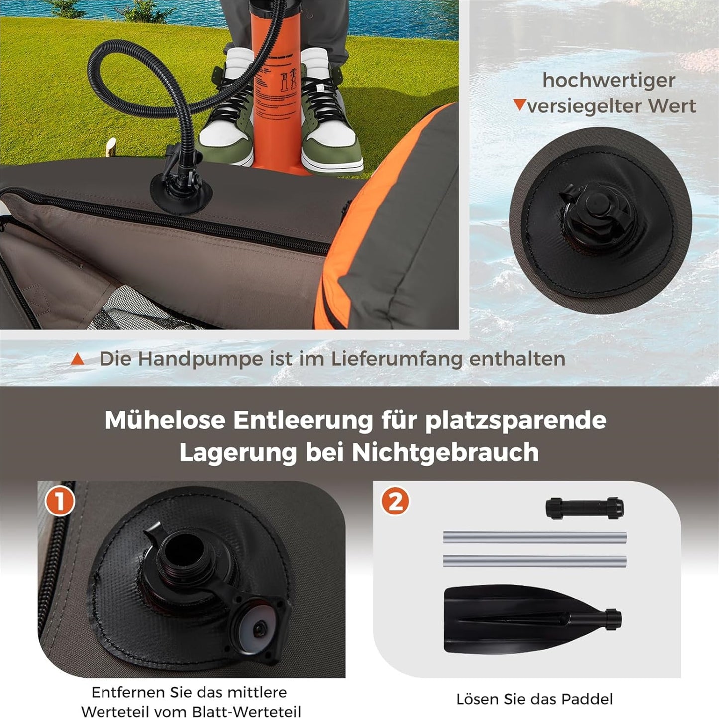 Fischerboot mit verstellbarer Rückenlehne