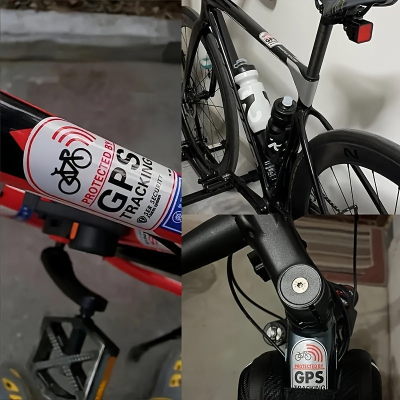 GPS-Tracking-Sicherheitsaufkleber für Fahrräder und Roller