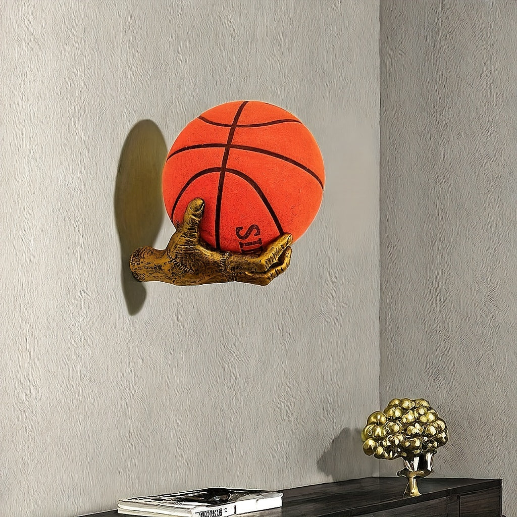 Handförmiger Basketballhalter zur Wandmontage