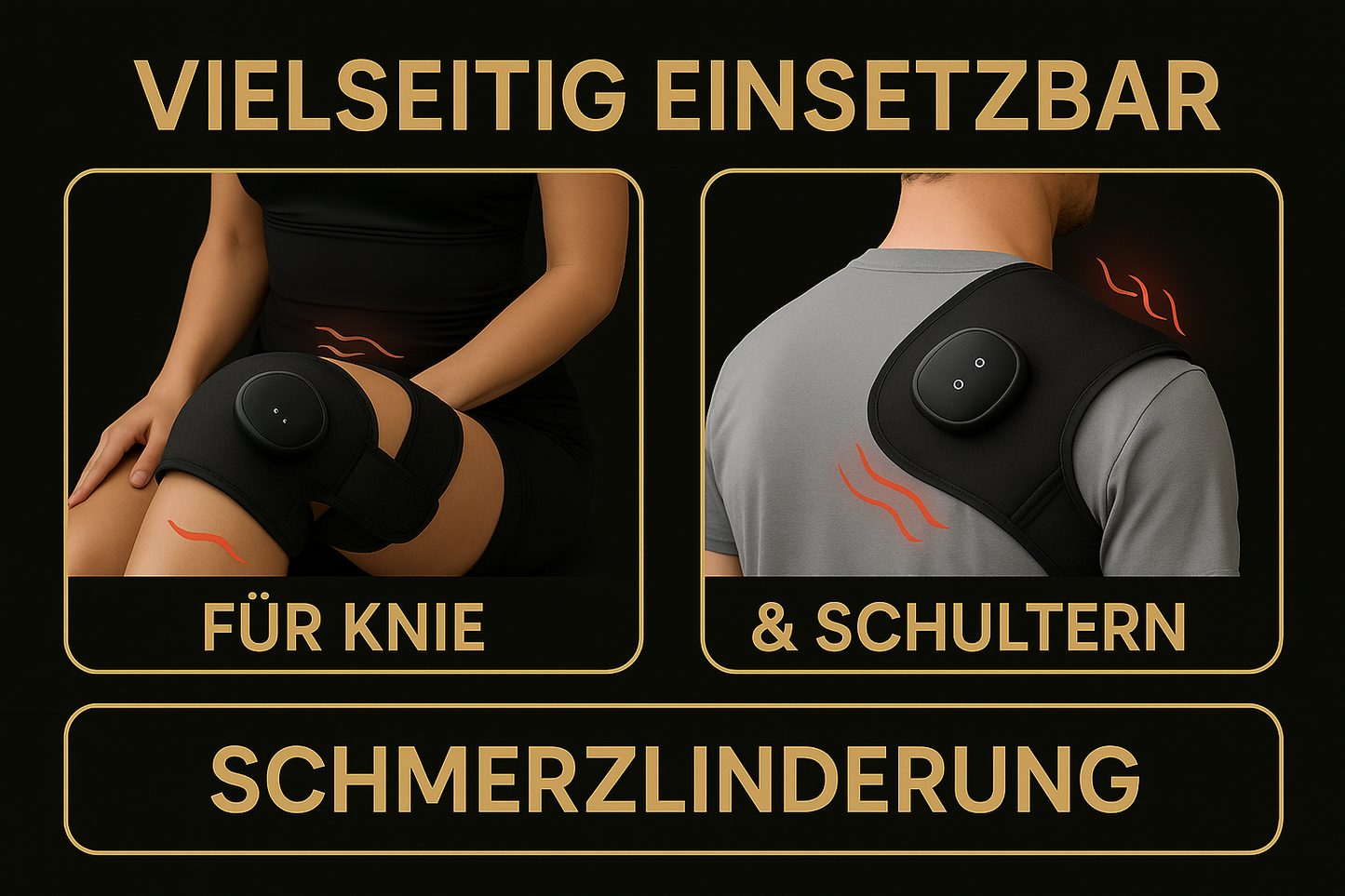 Beheizte Kniemassagegerät-Schulterstütze