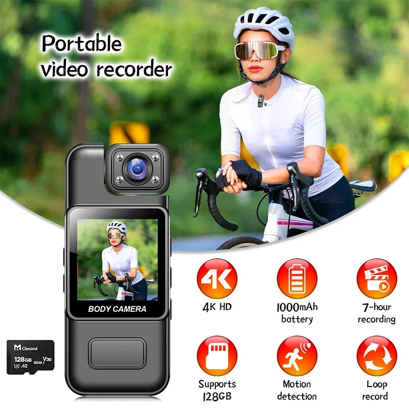 Xiaomi Ultra HD 4K WiFi Mini Camera Portable Digital Video Recorder Body Cam Infrared Night Vision Sports DV Small Camcorder