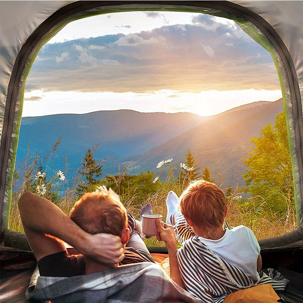 Kuppelzelt Automatische Campingzelte 3-4 Personen Baldachin