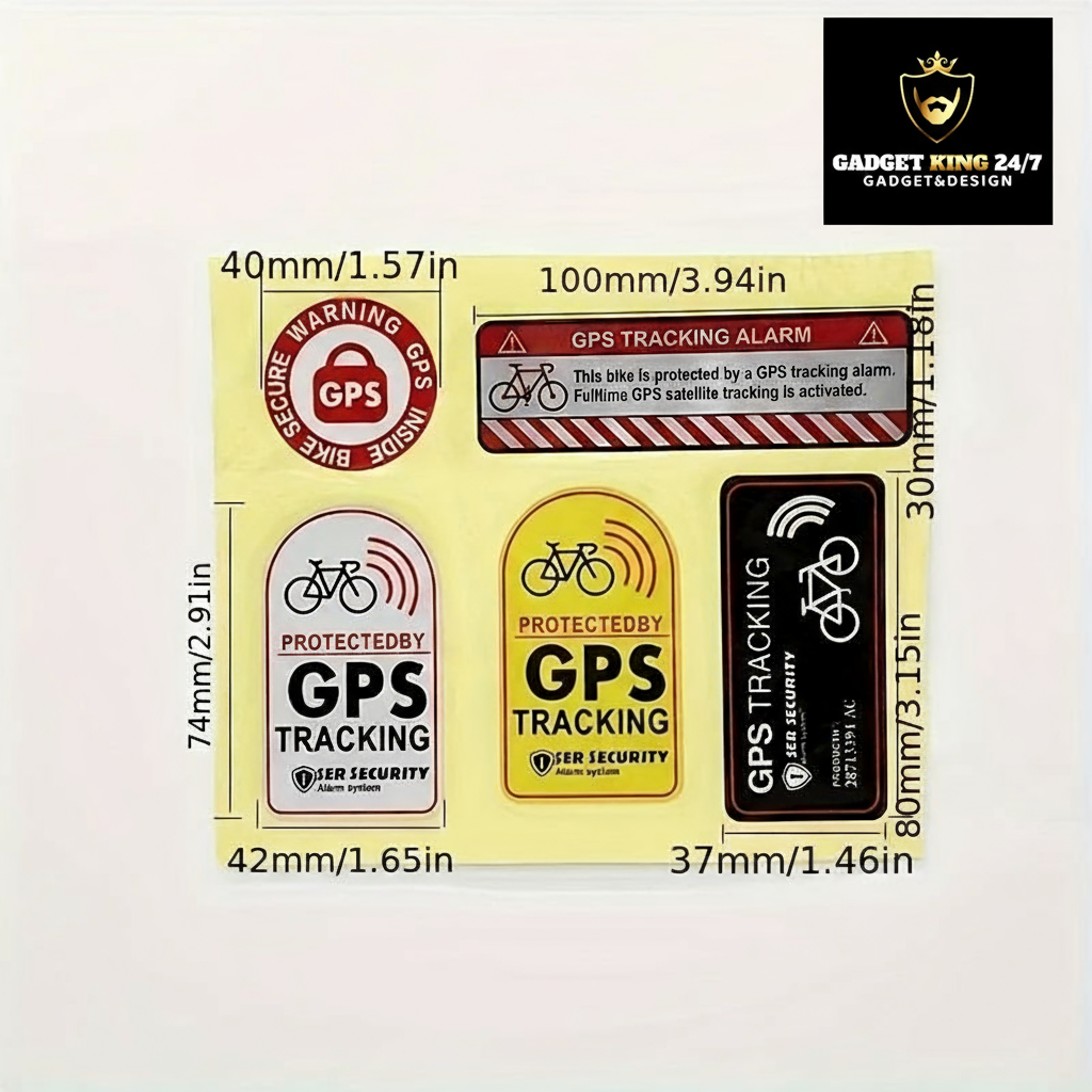 GPS-Tracking-Aufkleber mit Logo 4