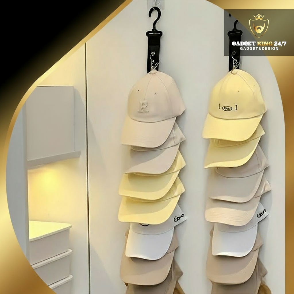 Hut-Organizer mit transparentem Logo-Hintergrund
