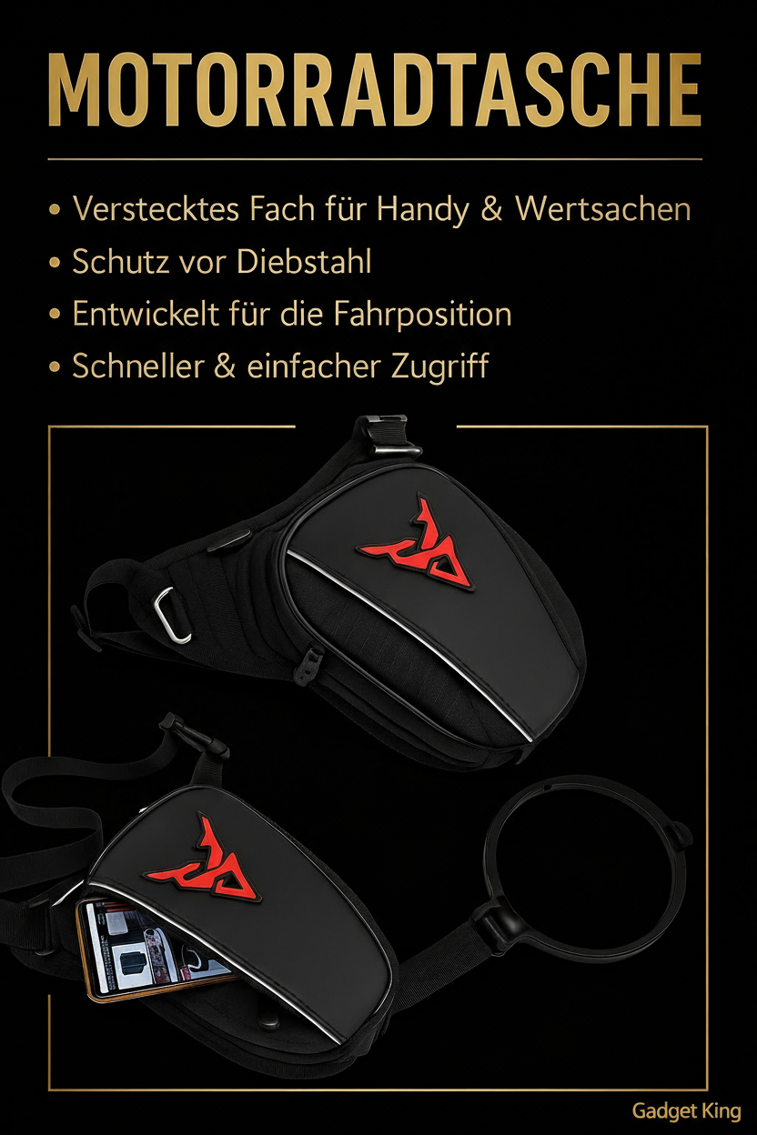 Motorradtasche mit Logo