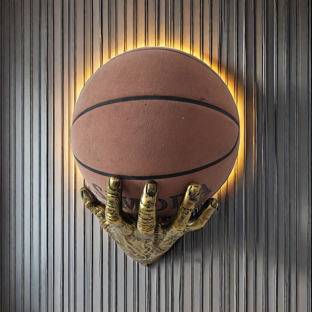 Handförmiger Basketballhalter zur Wandmontage