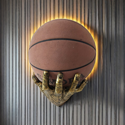Handförmiger Basketballhalter zur Wandmontage
