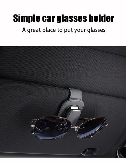 Robuster Clip für die Sonnenblende aus PU-Leder