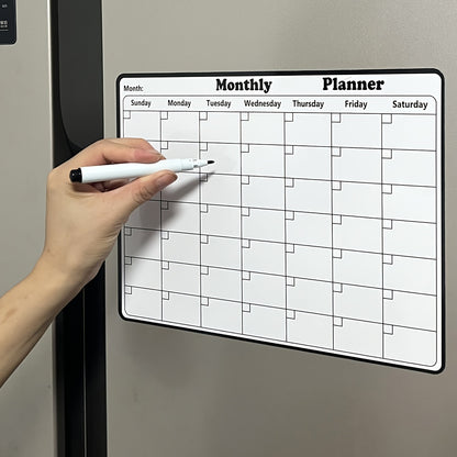 Magnetischer, trocken abwischbarer Kühlschrankkalender aus Harz