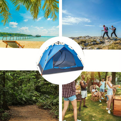Kuppelzelt Automatische Campingzelte 3-4 Personen Baldachin