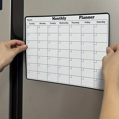 Magnetischer, trocken abwischbarer Kühlschrankkalender aus Harz