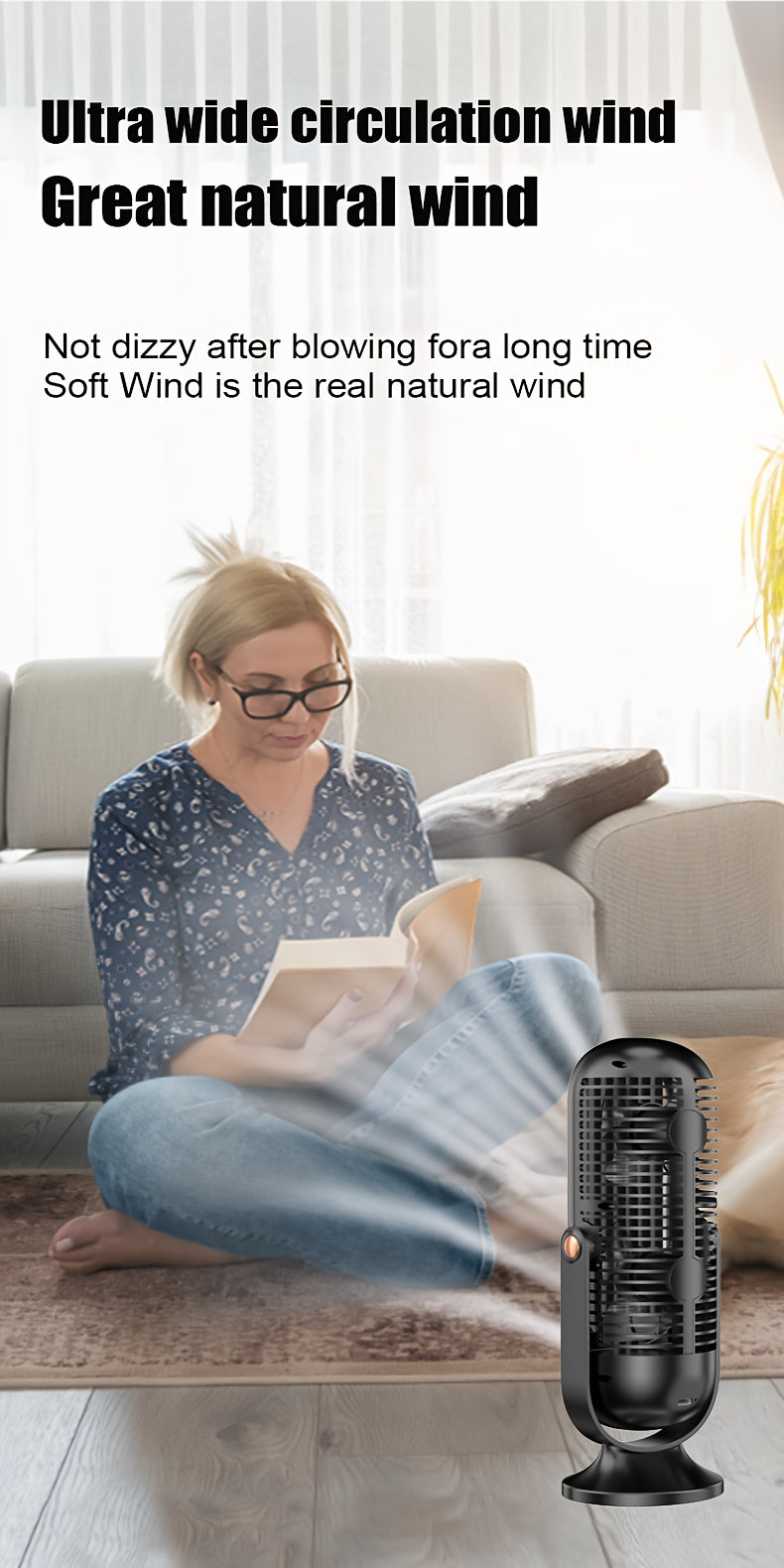 Tragbare Klimaanlage, Ventilator und Heizung