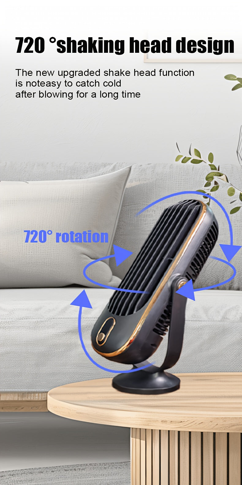 Tragbare Klimaanlage, Ventilator und Heizung