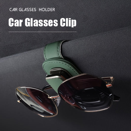 Robuster Clip für die Sonnenblende aus PU-Leder