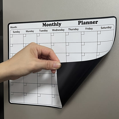 Magnetischer, trocken abwischbarer Kühlschrankkalender aus Harz