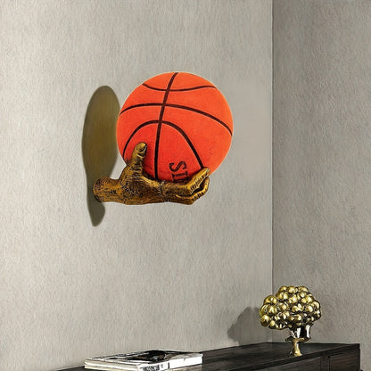 Handförmiger Basketballhalter zur Wandmontage