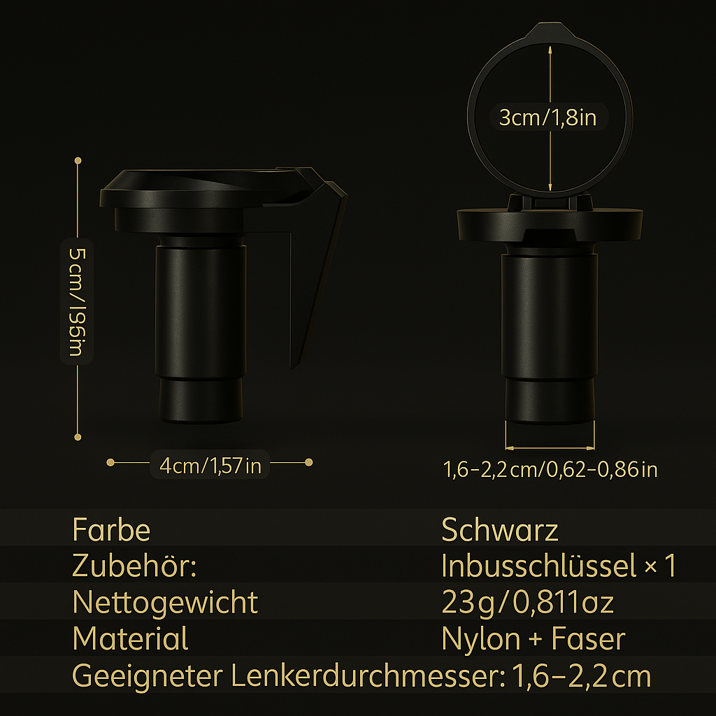 Universal Fahrrad-Rückspiegel