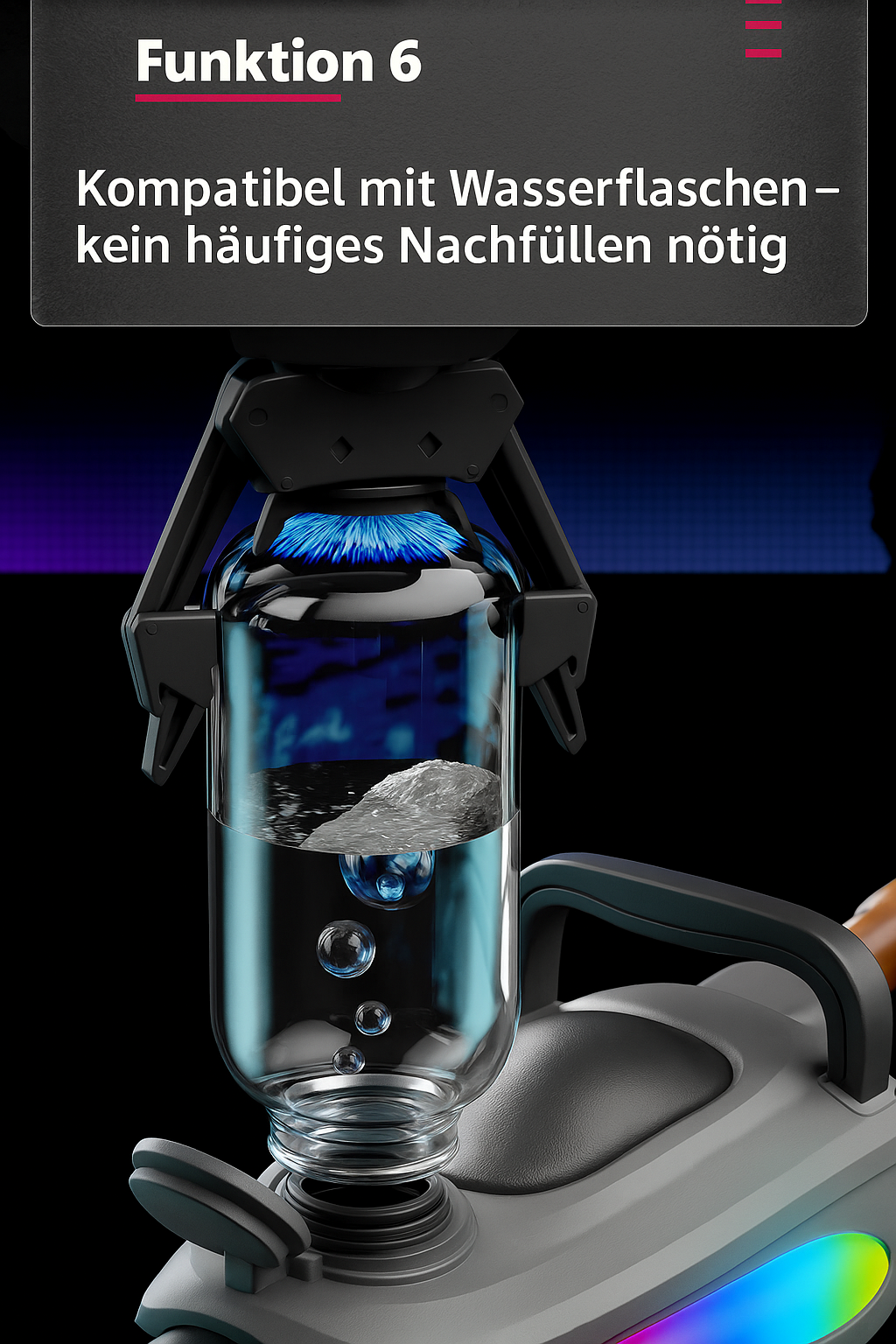 XXL Wasserkanone mit rotierendem Lauf