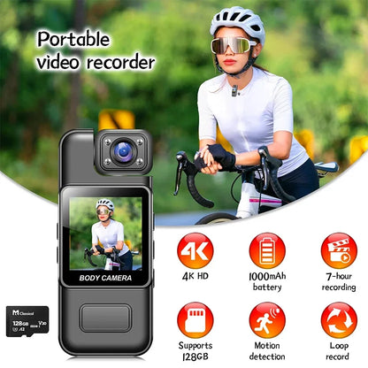 Xiaomi Ultra HD 4K WiFi Mini Camera Portable Digital Video Recorder Body Cam Infrared Night Vision Sports DV Small Camcorder