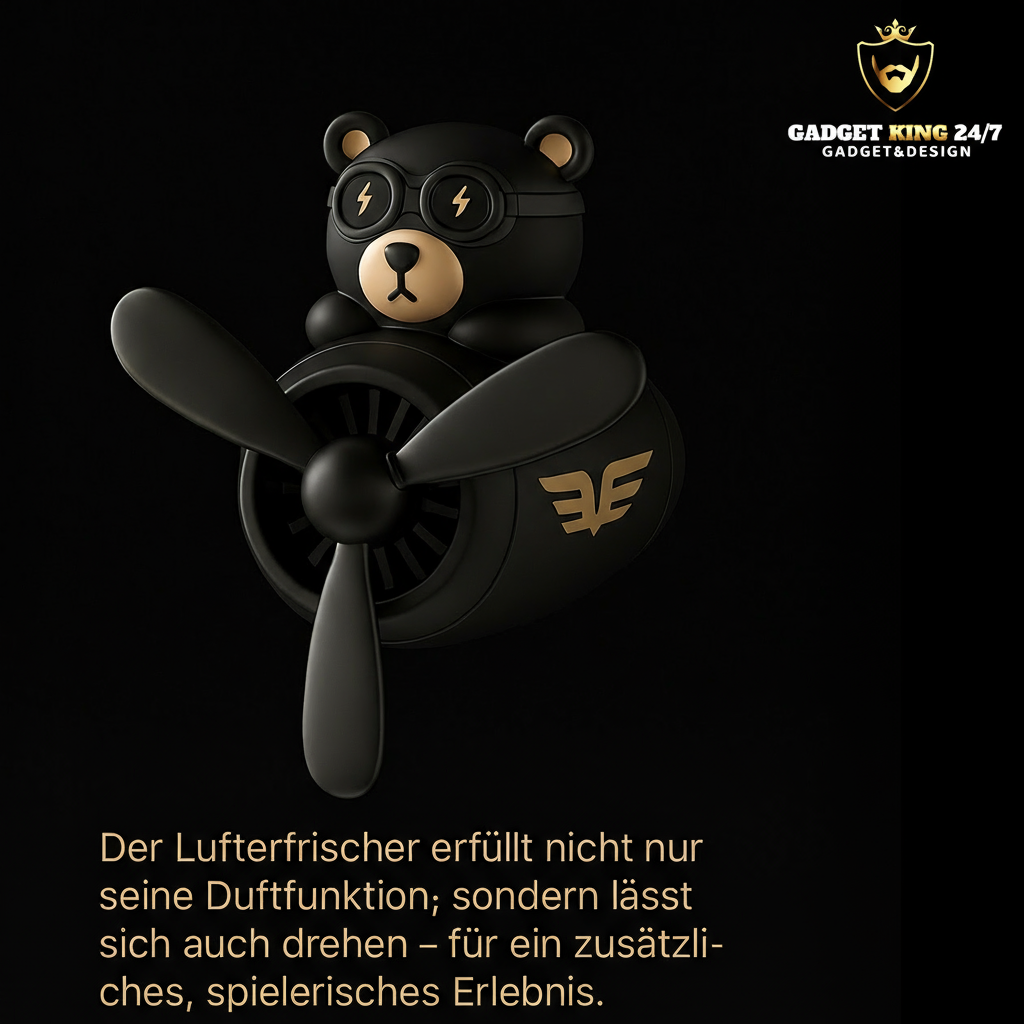 Bärenlufterfrischer mit Gadget King Logo
