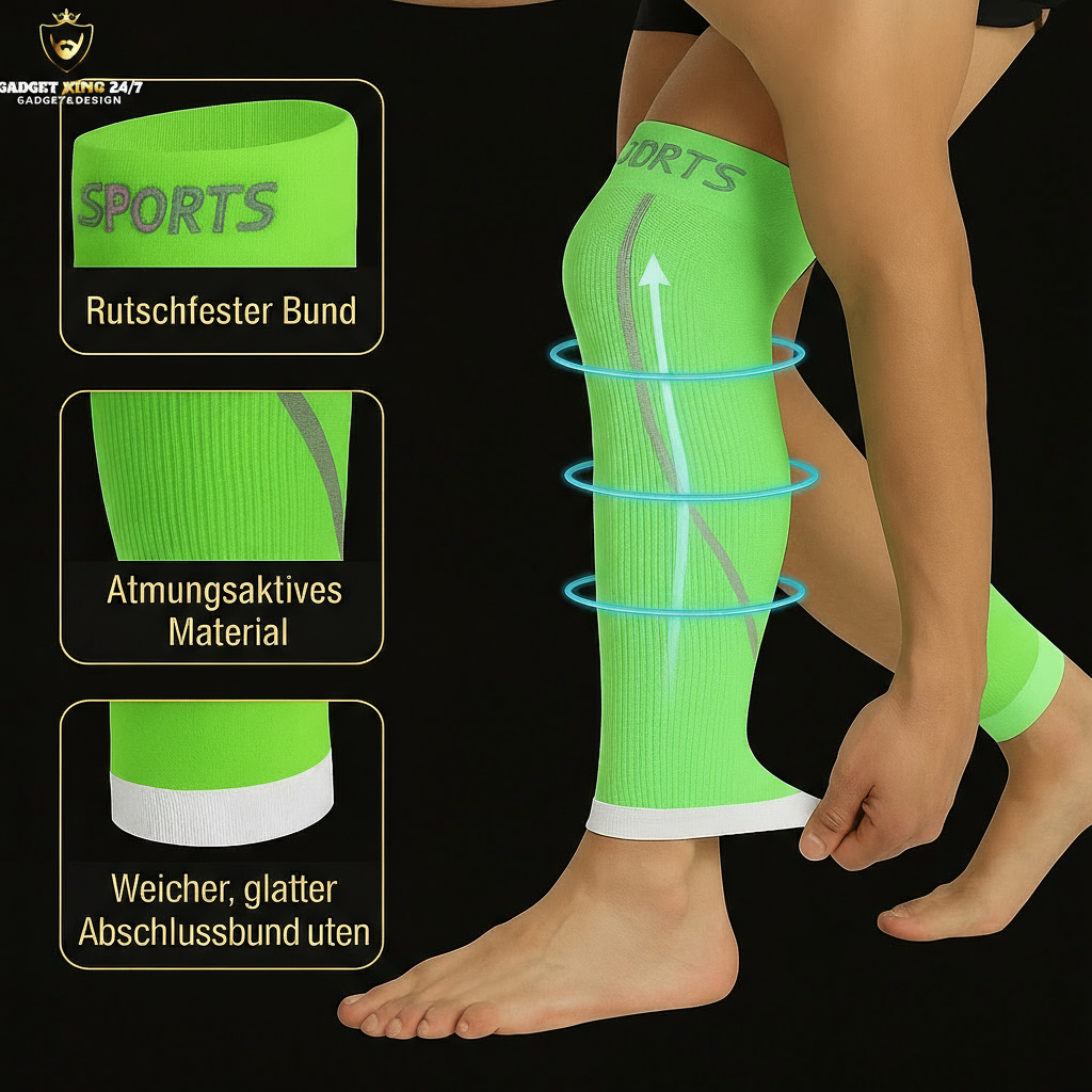 Beinstulpen Features mit Logo