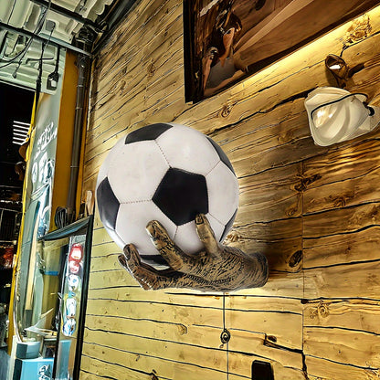 Handförmiger Basketballhalter zur Wandmontage
