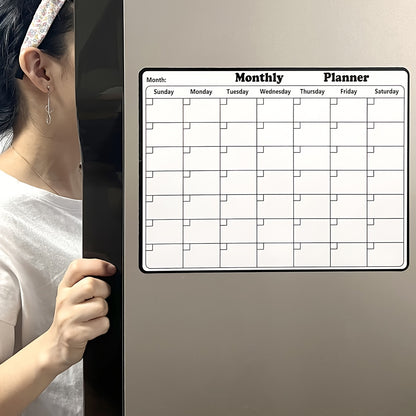 Magnetischer, trocken abwischbarer Kühlschrankkalender aus Harz