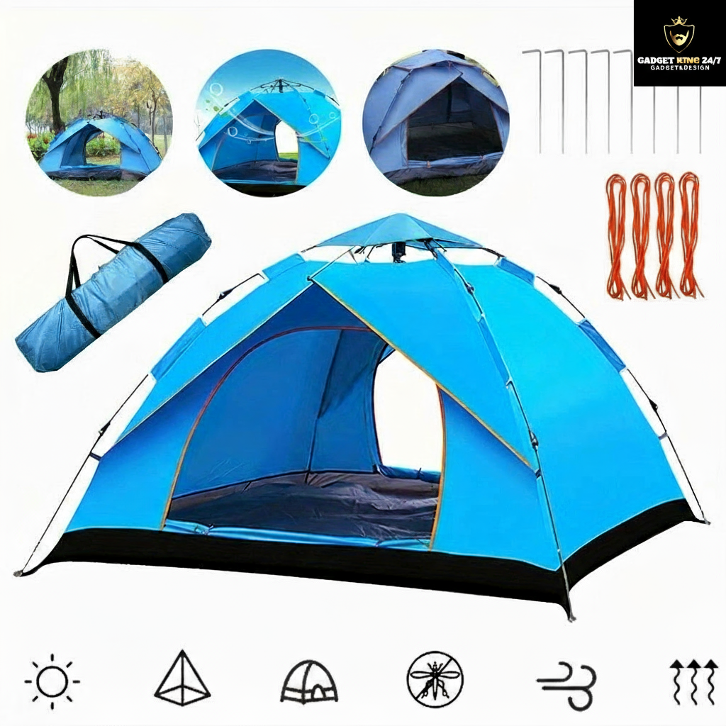 Campingzelt mit Logo nur oben