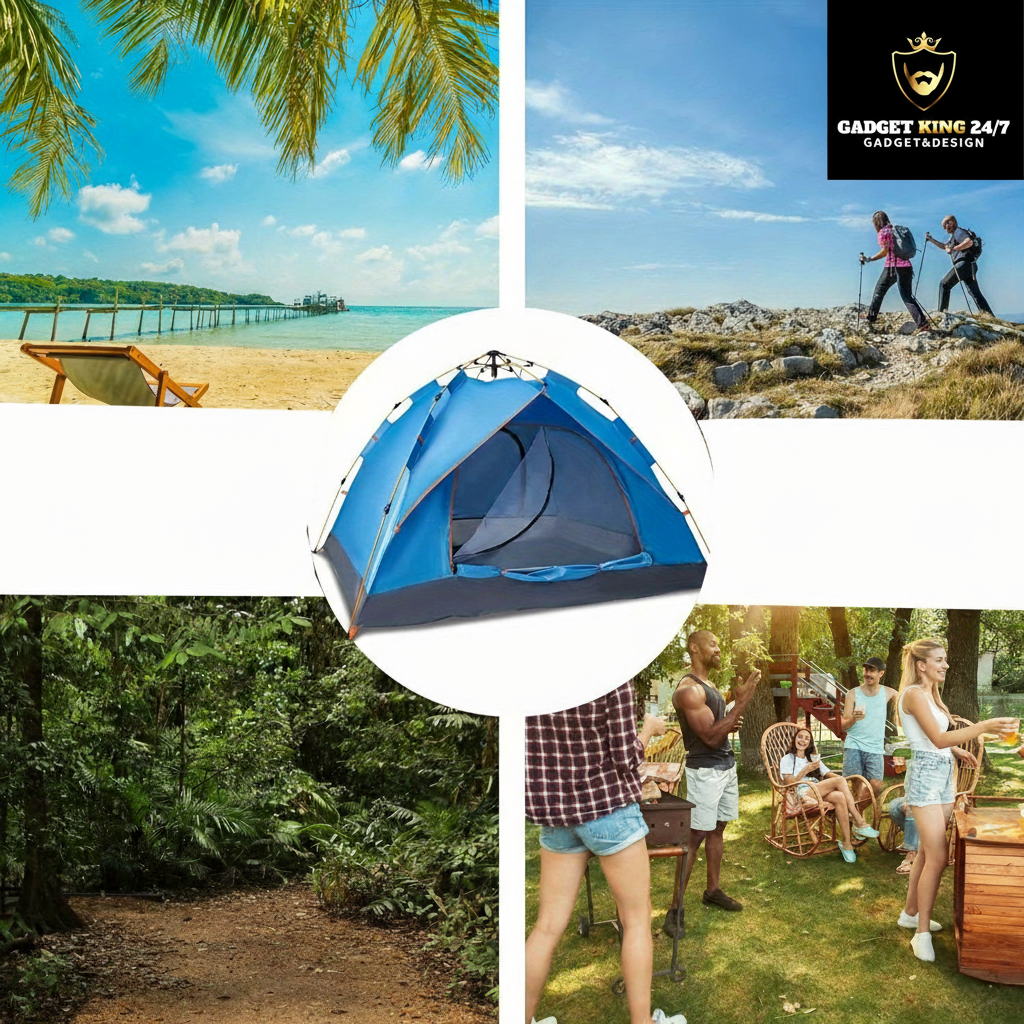 Campingzelt mit Logo