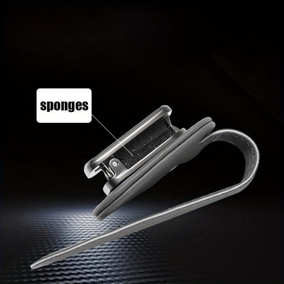 Robuster Clip für die Sonnenblende aus PU-Leder