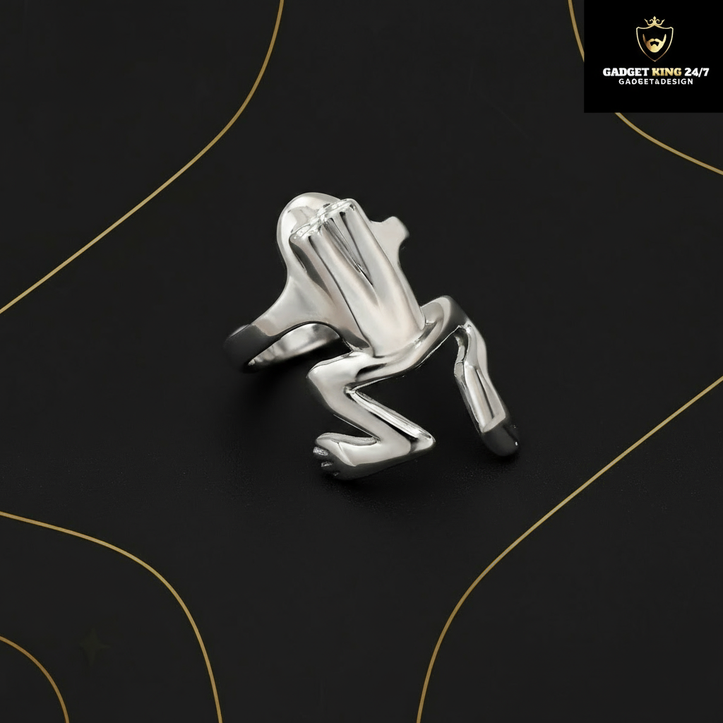 Froschohr-Ohrclips mit Logo