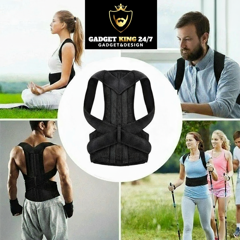 Haltungskorrektur - Logo mit schwarzem Hintergrund