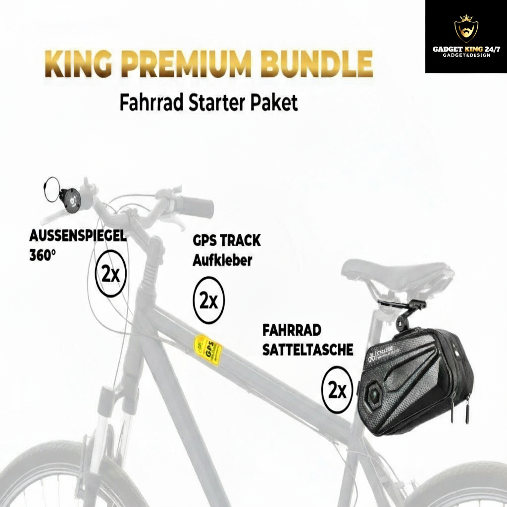 King Bundle Fahrrad mit Logo