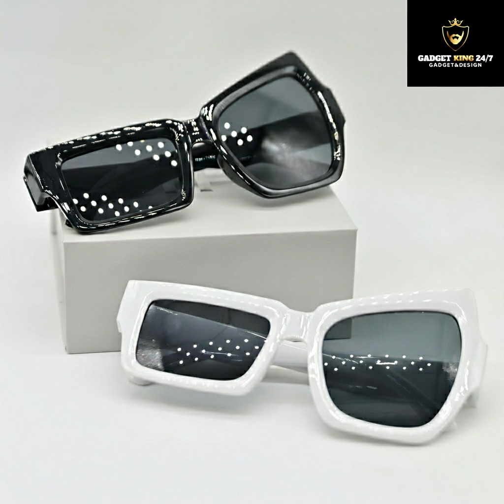 Party Brille 2 - kein Logo links, Logo rechts