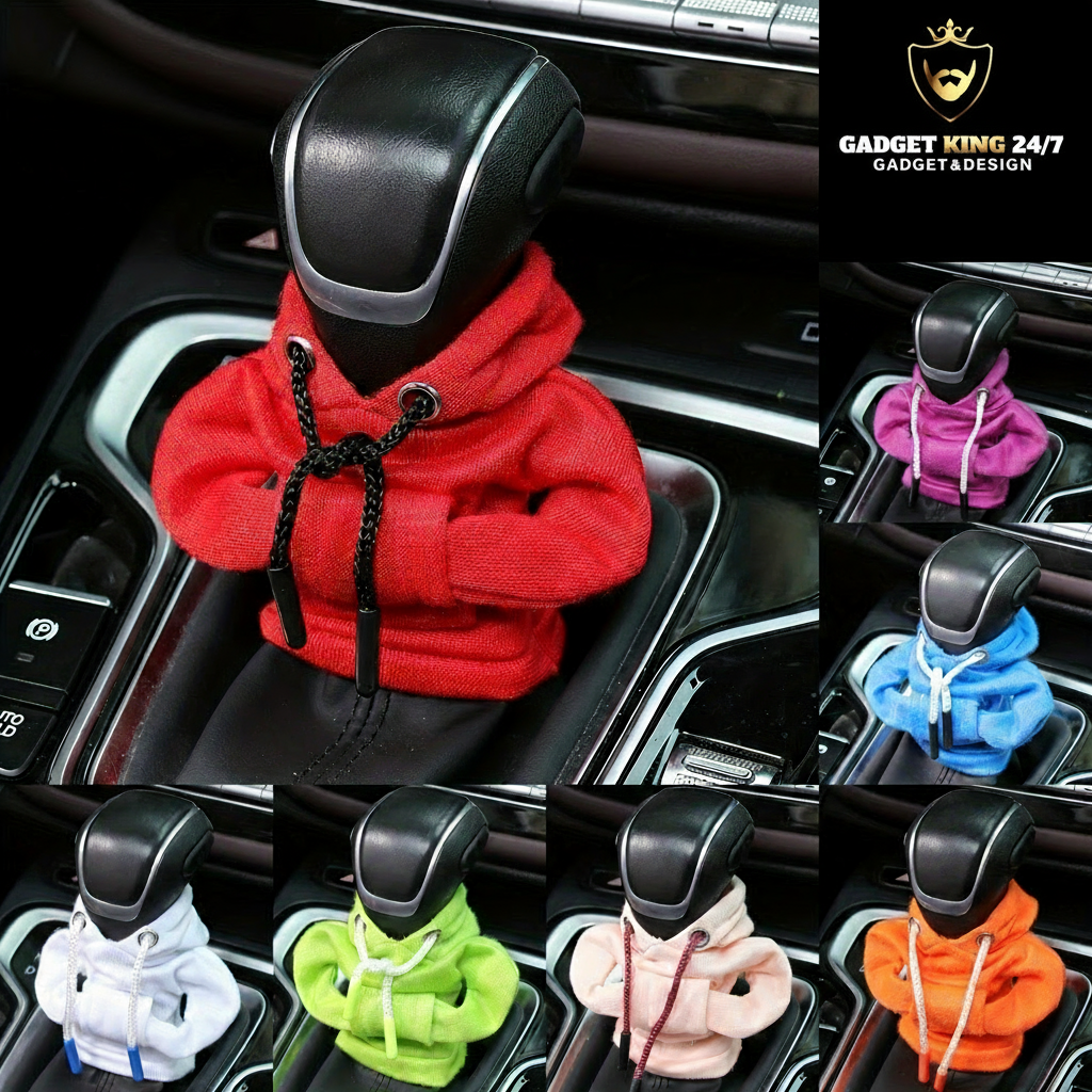 Schalthebelabdeckung mit Logos auf schwarzem Hintergrund rechts