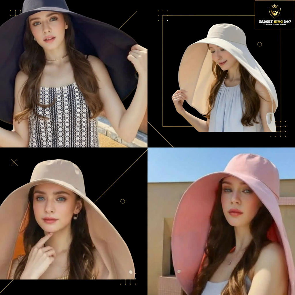 Sonnenhut Schwarz-Gold mit Logo