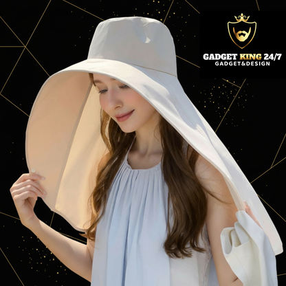 Sonnenhut Schwarz-Gold mit Logo